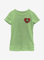 Marvel Hulk Smash Heart Youth Girls T-Shirt