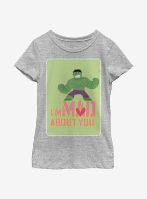 Marvel Hulk Mad Love Youth Girls T-Shirt
