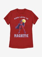 Marvel X-Men Magnetic Love Womens T-Shirt