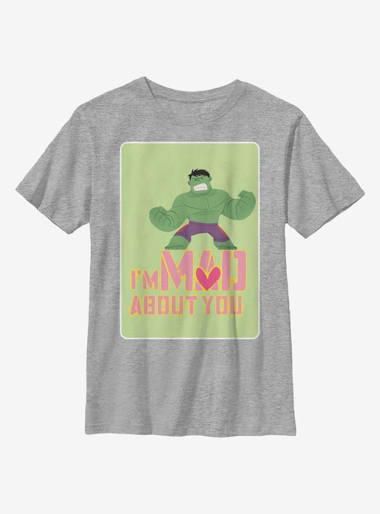 Marvel Hulk Mad Love Youth T-Shirt