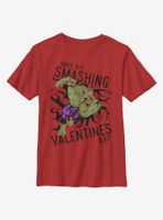 Marvel Hulk Smashing Valentine Youth T-Shirt