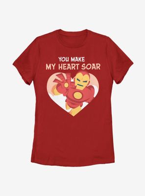 Marvel Iron Man Love Womens T-Shirt