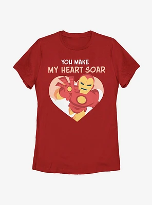 Marvel Iron Man Love Womens T-Shirt
