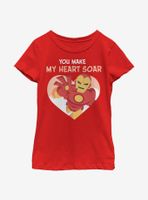 Marvel Iron Man Love Youth Girls T-Shirt