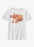 Marvel Iron Man Heart Youth T-Shirt