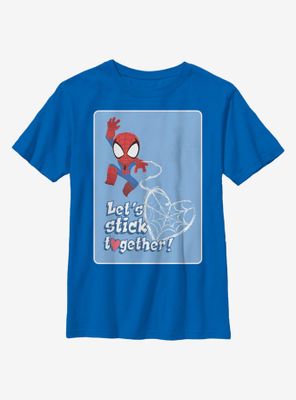 Marvel Spider-Man Stick Together Youth T-Shirt