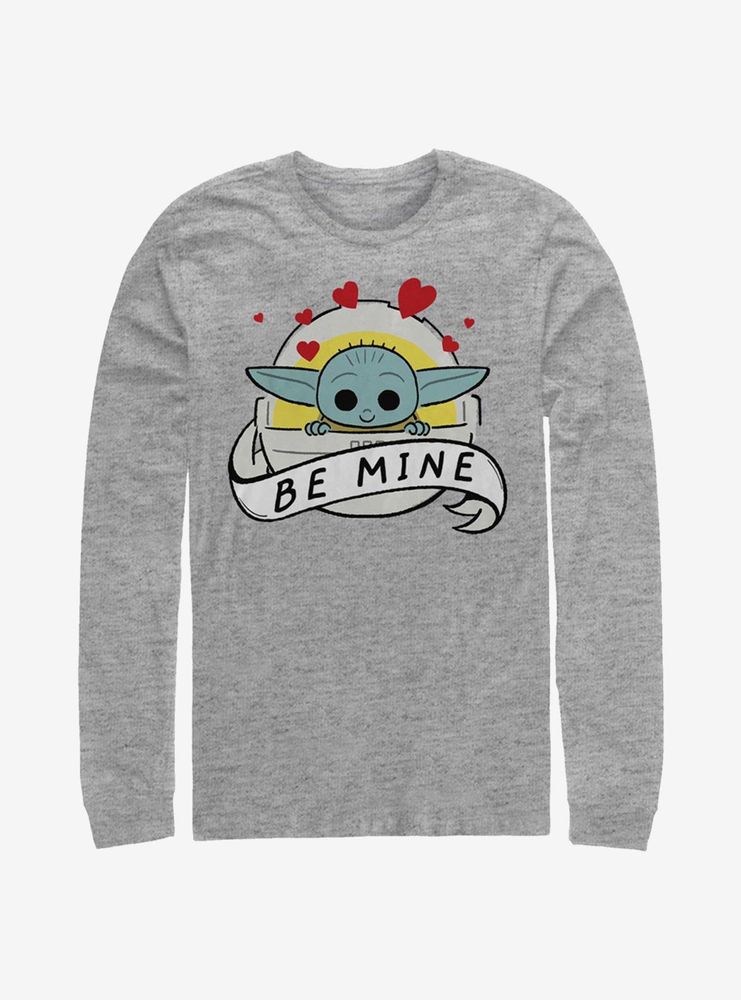 Star Wars The Mandalorian Be Mine Child Long-Sleeve T-Shirt