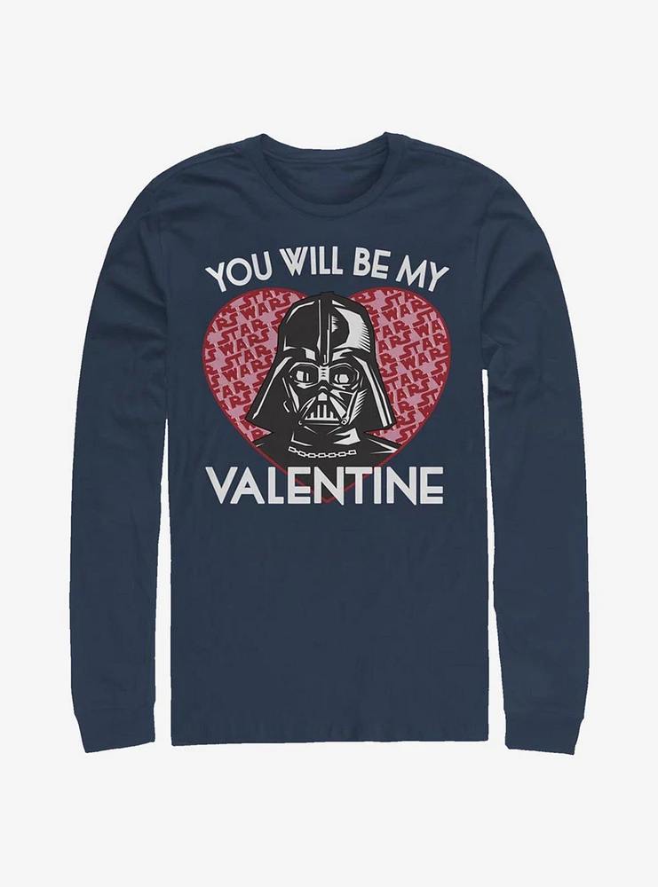 Star Wars Darth Vader Valentine Long-Sleeve T-Shirt