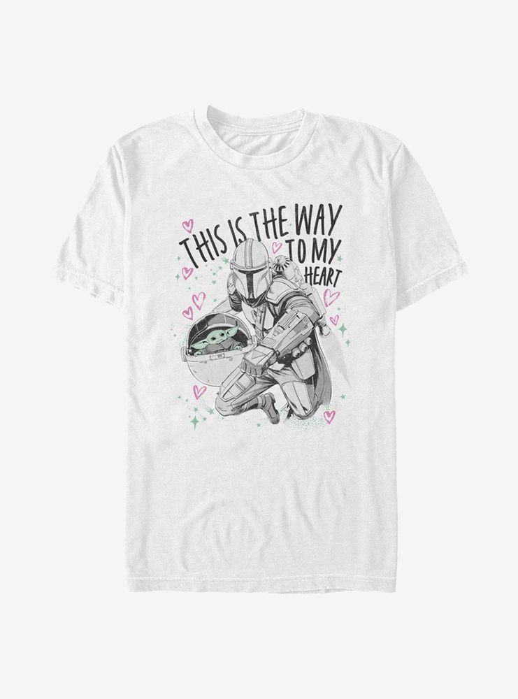 Star Wars The Mandalorian Way To My Heart T-Shirt