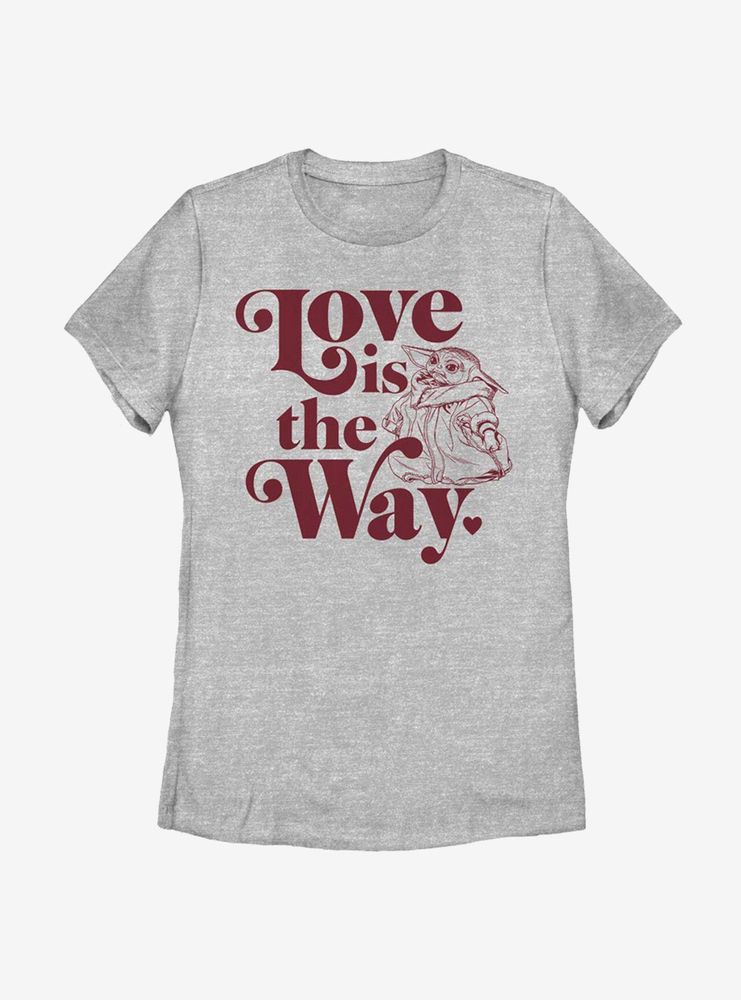 Star Wars The Mandalorian Love Is Child Womens T-Shirt