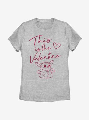 Star Wars The Mandalorian Child This Valentine Womens T-Shirt