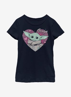 Star Wars The Mandalorian Child Valentine Youth Girls T-Shirt