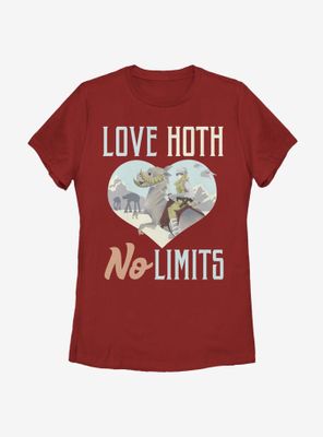 Star Wars Hoth Love Womens T-Shirt