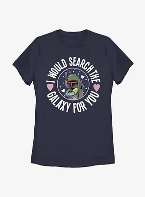 Star Wars Boba Search The Galaxy Womens T-Shirt