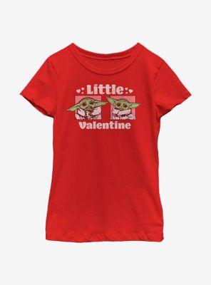 Star Wars The Mandalorian Child Little Valentine Youth Girls T-Shirt