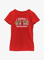Star Wars The Mandalorian Child Little Valentine Youth Girls T-Shirt