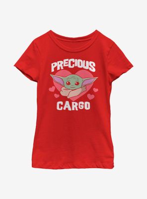 Star Wars The Mandalorian Precious Cargo Child Youth Girls T-Shirt