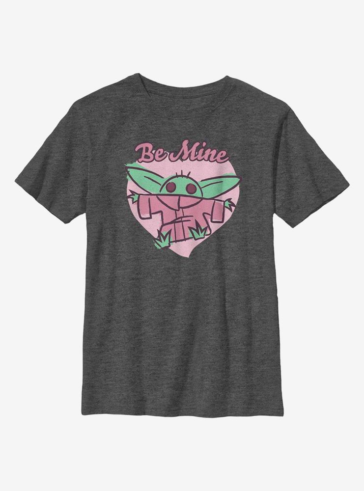 Star Wars The Mandalorian Be Mine Child Youth T-Shirt