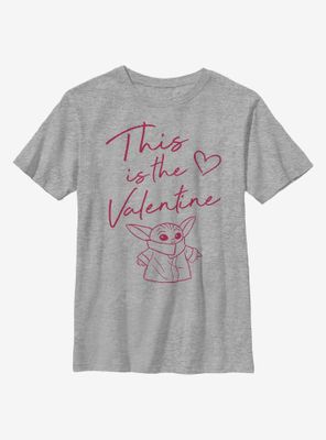 Star Wars The Mandalorian Child This Valentine Youth T-Shirt