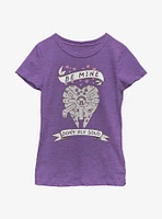 Star Wars Be Mine Falcon Youth Girls T-Shirt