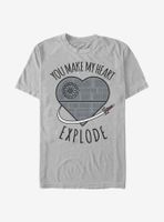 Star Wars Heart Explode Death T-Shirt