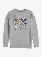 Star Wars BB-8 Heart R2 Sweatshirt