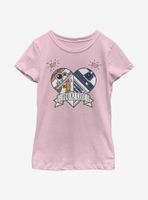 Star Wars BB-8 Heart R2 Youth Girls T-Shirt