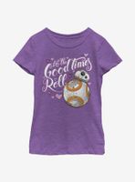 Star Wars Good Times Heart Youth Girls T-Shirt