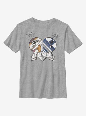 Star Wars BB-8 Heart R2 Youth T-Shirt