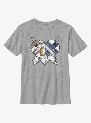 Star Wars BB-8 Heart R2 Youth T-Shirt