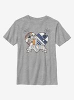 Star Wars BB-8 Heart R2 Youth T-Shirt