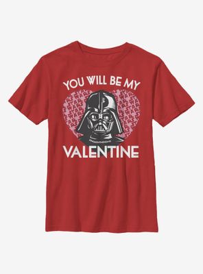 Star Wars Darth Vader Valentine Youth T-Shirt
