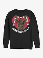 Star Wars Chewie Crafting Hearts Sweatshirt