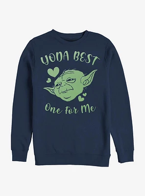 Star Wars Yoda Best Hearts Sweatshirt