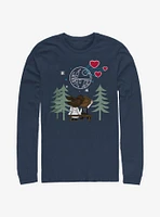 Star Wars Leia Han Valentine Long-Sleeve T-Shirt