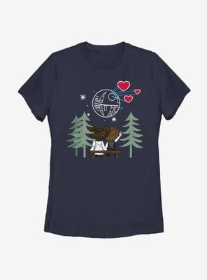 Star Wars Leia Han Valentine Womens T-Shirt