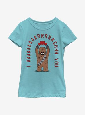 Star Wars Chewie Arrgghs You Youth Girls T-Shirt