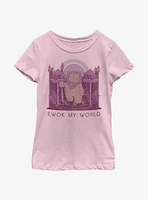 Star Wars Ewok My World Youth Girls T-Shirt