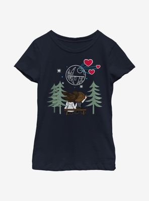 Star Wars Leia Han Valentine Youth Girls T-Shirt