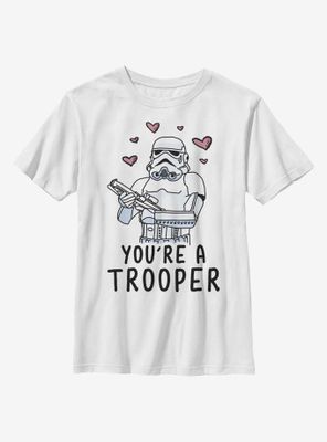 Star Wars Trooper Love Youth T-Shirt