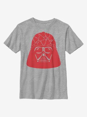 Star Wars Vader Heart Helmet Youth T-Shirt