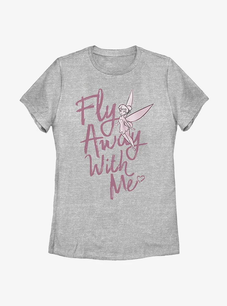 Disney Tinker Bell Fly Away Womens T-Shirt