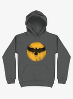 Black Bird Thunder Charcoal Grey Hoodie