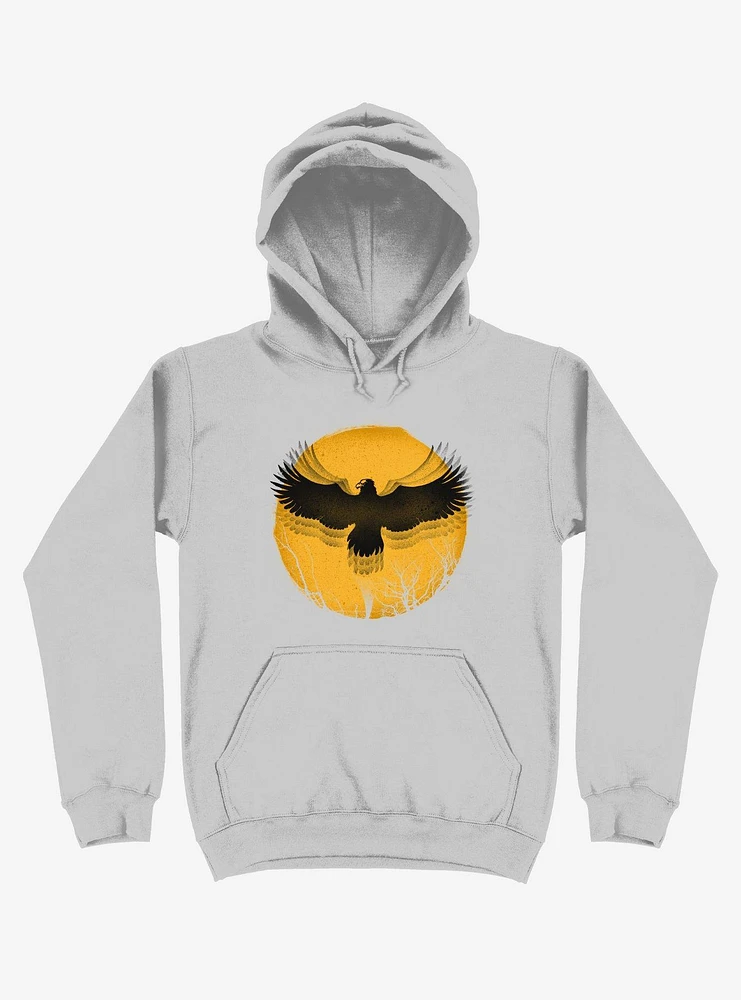 Black Bird Thunder Sport Grey Hoodie