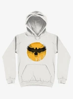 Black Bird Thunder White Hoodie