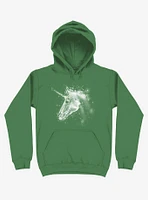 Space Constellation Unicorn Irish Green Hoodie