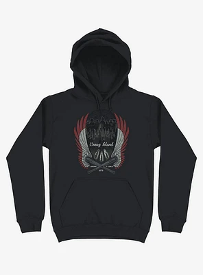 Warriors Are Home Coney Island Black Hoodie