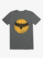 Black Bird Thunder Charcoal Grey T-Shirt