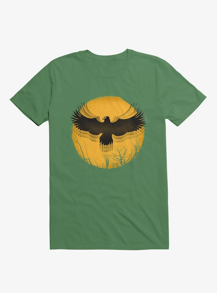 Black Bird Thunder Irish Green T-Shirt