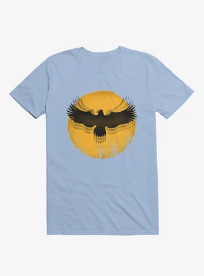 Black Bird Thunder Light Blue T-Shirt